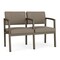 Lesro Lenox 2 Seat Tandem Seating W/ Arm, 43.5 in W 24.5 in L 32 in H LS2103 - alternate 1